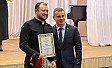 Чествование представителей футбольного клуба «Гомель» 
