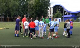 Мастер-класс для юных футболистов